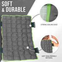 Pack de gel chaud et froid en tissu doux réutilisable pour le dos et les jambes Pack de thérapie chaude et froide Grande poche de glace