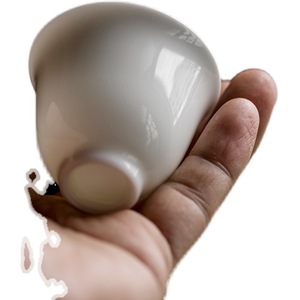 Dehua White Porcelain Master Cup Single <b>Tea</b> Cup Kung Fu <b>Tea</b> <b>Set</b> Ceramic Tasting Cup Aroma Cup Pu'er <b>Tea</b> Cup - Product Image 5
