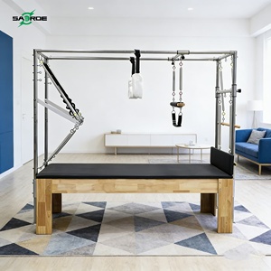 SAERDE Vente en gros Réformateur de Pilates en bois durable Équipement de gym avec lit trapeze pour le yoga - Matériel en chêne - Product Image 1