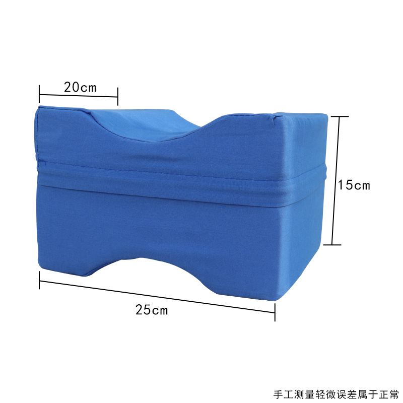 Grand coussinet de jambe bleu