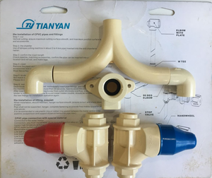 แบรนด์ TY <span class=keywords><strong>ที</strong></span>่ขายดี<span class=keywords><strong>ที</strong></span>่สุดและราคาที่ดี CPVC ASTM D2846ท่อที่เหมาะสมห้องอาบน้ำ CPVC ชุดฝักบัว - Product Image 2