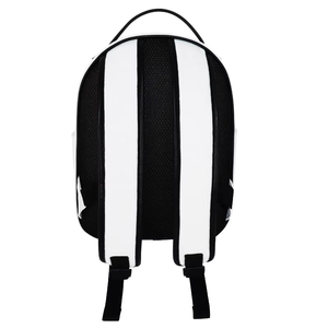 กระเป๋าเป้ผ้าแคนวาสสีขาวรีไซเคิลพิมพ์ลายตามสั่ง กระเป๋าโลโก้โรงเรียนรักษ์โลก รับผลิตแบบ OEM กระเป๋าแบรนด์ส่วนตัว กระเป๋าเป้เด็ก - Product Image 3