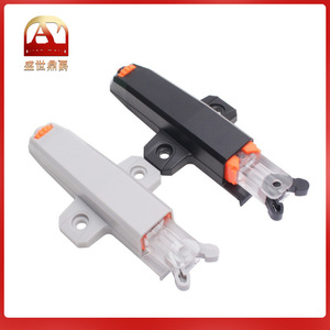 F2 Self <b>Locking</b> Rebound Device Plastic Door Catch Minimalist Design Easy Installation For <b>Cabinet</b> Wardrobe Door - Product Image 4