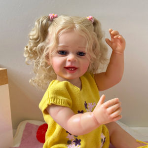 55CM corps entier Bebe doux musique Silicone Reborn Real Touch Reborn bébé fille poupée <span class=keywords><strong>Yannik</strong></span> cadeaux idéaux enfants jouets de bain enfants - Product Image 3