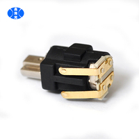 Moteur à vibrations cylindrique DC 3V 610 de 6 mm de diamètre avec contact à ressort pour masseur