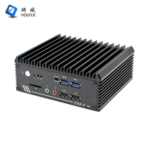 Máy tính công nghiệp Intel i3 i5 i7 j6412 6 ~ 10th Gen Dual Lan Dual Com HD VGA hiển thị Win10 11 Linux công nghiệp không quạt Mini PC - Product Image 4
