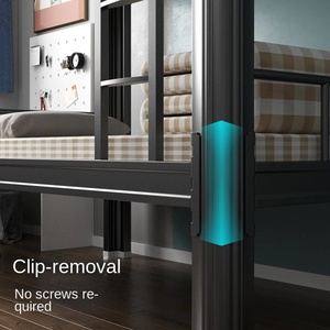 Literas de madera de dos pisos modernas y versátiles para dormitorios para escuelas, hoteles, apartamentos, universidades, hospitales y dormitorios - Product Image 2