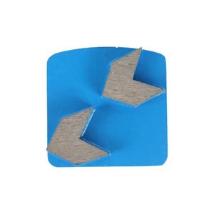 <span class=keywords><strong>TRUE</strong></span> SHINE Bloques Abrasivos de Diamante de Dos Segmentos en Forma de Flecha para Concreto Duro/Medio/Blando, OEM Disponible, Grano 16-100, Unión de Resina/Cerámica - Product Image 2