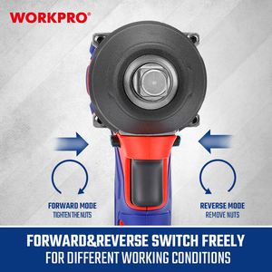 Clé à chocs <span class=keywords><strong>sans</strong></span> <span class=keywords><strong>fil</strong></span> WORKPRO 20V, 1/2 po (12,7 mm), outil électrique <span class=keywords><strong>sans</strong></span> <span class=keywords><strong>fil</strong></span> pour l'automobile, 400 Nm. Clé à chocs <span class=keywords><strong>sans</strong></span> <span class=keywords><strong>fil</strong></span> à couple élevé - Product Image 5