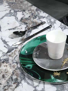 Italian Style Light Luxury Dining Table and Chair Combination Post-modern Villa Marble Dining Table and Chair High-end <strong>Furniture</strong> - Product Image 4