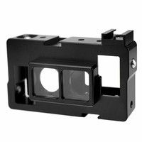ISO9001 usine OEM haute précision CNC usiné fraisage noir anodisé sur mesure en aluminium boîtier de caméra pièces CNC Services
