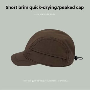 Quick-Dry Outdoor Baseball <b>Cap</b> for Men <b>Women</b> Lightweight Breathable Curved Brim <b>Running</b> Hat with Adjustable Strap Camping Hiking - Product Image 3