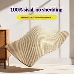Rascador para Gatos de Sisal, Estilo Moderno, Duradero, Antideslizante, Cama Integrada Grande, Protege el Sofá de Arañazos - Product Image 4