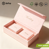 Vente flash - Coffret cadeau de mariage personnalisé avec logo en relief, coffret cadeau de proposition pour demoiselle d'honneur avec boîtes en carton et insert en mousse, luxe