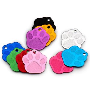 Différentes formes de couleur en aluminium anodisé métal sublimation gravi laser collier nom étiquette personnalisé chat Pet ID chien étiquette avec faible quantité minimale de commande - Product Image 3