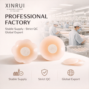 XINRUI Copricapezzoli in Silicone Traspirante Personalizzabili <span class=keywords><strong>per</strong></span> Donne, Ipoallergenici, Adesivi, Riutilizzabili e Impermeabili - Product Image 2