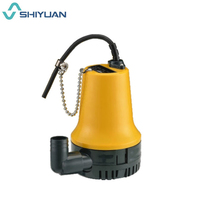 Shiyuan produsen 12V 24V 1100 Gph 4158 Lph pompa lambung penguat listrik Mini laut untuk kapal karavan