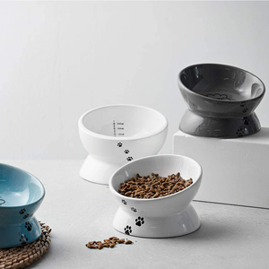 IKITCHEN 2023 - Comedero Elevado para Gatos, Protege la Columna Vertebral, Tazones <span class=keywords><strong>de</strong></span> Cerámica para <span class=keywords><strong>Perros</strong></span> y Gatos, Personalizables - Product Image 6