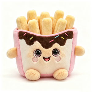 Peluche Frites Françaises Personnalisée, Jouet en Peluche Alimentaire Mignon, Animal en Peluche Thème Collation, Peluche Géante Rembourrée Coton PP, Halloween pour Bébés 0-24 Mois - Product Image 5