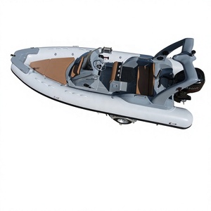 Nuevo Modelo de Bote de Rescate RIB con Casco de Fibra de Vidrio de 19 pies (580 cm), Bote Inflable de PVC, Producto en Oferta 580 5 - Product Image 2