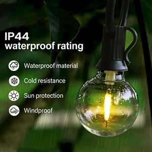 Guirnalda de Luces LED para Exteriores con 10 LED, Enchufe Estadounidense, Luces de Navidad y Boda, con Control Remoto de Plástico IP65, Luces LED de Píxeles - Product Image 2