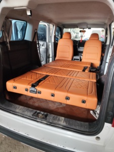 Siège-lit pliable AutoLiuMa pour camping-car, siège universel pour camping-car, revêtement en cuir imperméable, design ergonomique - Product Image 5