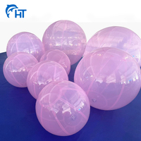 Billes gonflables géantes personnalisées boules gonflables à miroir transparent pour décorations d'anniversaire, événement et mariage