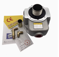 Cylindre hydraulique rotatif à double action à trois mâchoires creuses, 500 mm, chromé dur, pour tour CNC
