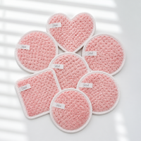 Lingettes démaquillantes réutilisables en microfibre Stitch – Tampons nettoyants doux et lavables pour le visage, accessoires pour masques oculaires