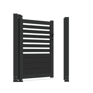 Porte extérieure de style européen Porte de cour battante en aluminium Porte de villa Porte d'entrée électrique de jardin Porte pliante - Product Image 5