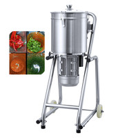 Verticale Snijder Mixer Commerciële Voedselblender Roestvrijstalen Kantelbare Kom Keukenmachine Fruit-En Groentesapcentrifuge
