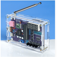 Kit d'assemblage radio FM FM DIY Production électronique Exercice de soudage Production de circuits imprimés en vrac Micro-ordinateur à puce unique