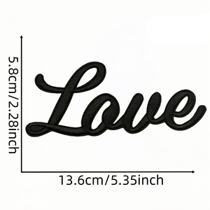 Letters Geborduurd Ijzer Op Patches Groothandel Hoge Kwaliteit Borduurwerk Patch Voor Kleding Decoratie Hoeden Jas Diy Applique - Product Image 2