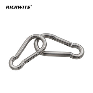 Mosquetón de Acero Inoxidable RICHWITS 5299C, Gancho de Escalada con Capacidad de Carga de 450 kg, para Uso en Exteriores - Product Image 3