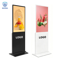 Pantalla Publicitaria Digital con Sistema Operativo Android y WiFi de 43 y 55 Pulgadas, para Exhibición en Tiendas Minoristas y Centros Comerciales