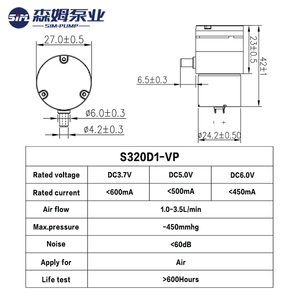 <span class=keywords><strong>Meilleure</strong></span> Vente Mini Pompe à Vide Électrique DC 6V 12V Faible Consommation <span class=keywords><strong>Silencieuse</strong></span> pour Machine d'Emballage Sous Vide et Tire-lait - Product Image 6