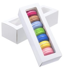 Scatola <span class=keywords><strong>per</strong></span> Macaron in Carta Kraft Stampata, Riciclabile, con Apertura a Scorrimento, <span class=keywords><strong>per</strong></span> Confezionamento Alimentare di Cioccolatini, Pasticcini e Torte - Product Image 5