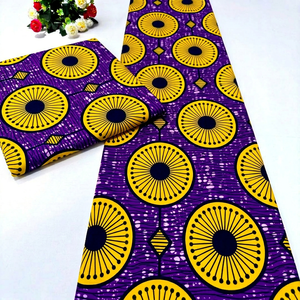 High Lightweight African Wax Print Cotton Twill <b>Fabric</b> Ankara Dress Material Outdoor OEM ODM Custom Manufacturing Service - Product Image 1