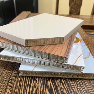 Pannello a nido d'ape <span class=keywords><strong>in</strong></span> alluminio rivestito <span class=keywords><strong>in</strong></span> <span class=keywords><strong>PVC</strong></span> da 18mm di spessore pannello a grana di legno - Product Image 3