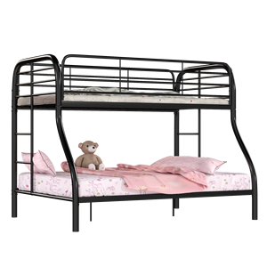 Прочная и прочная двухъярусная кровать из металла, в общежитии, для персонала, большая двухъярусная кровать для детей и взрослых - Product Image 2