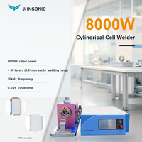 Machine de soudage ultrasonique cylindrique JHN2080 8000W pour batterie d'outils électriques CE