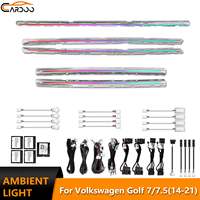 Éclairage d'ambiance pour voiture RHD LHD pour Volkswagen Golf 7 R Mk7 2014-2020, éclairage LED intérieur, garnitures de porte, accessoires, kits de mise à niveau