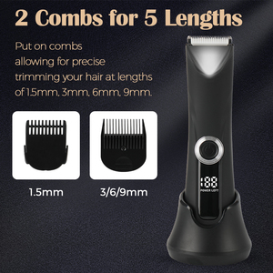 Ball Ingle Trimmer Manscaping Hair Trimmer Skin Safe Impermeable Electric Body Groomer para hombre - Product Image 3