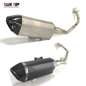 ระบบท่อไอเสียแบบเต็มระบบสำหรับ Vespa <span class=keywords><strong>Sprint</strong></span> / Primavera 125IE 150IE 3V / I Get สำหรับ Piaggio Liberty Exhaust ปี 2017~<span class=keywords><strong>2022</strong></span> - Product Image 5