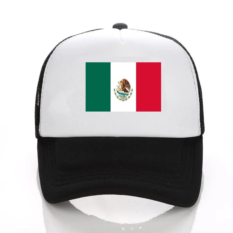 Baseball Cap Mexico Flag Print Dad Hat Women Men Snapback Fashion Hip Hop Travel und freizeit outdoor sport Trucker hut