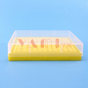 Caja de Plástico para 96 Tubos de PCR de 0.2 ml, Soporte para Tubos de Centrífuga, Caja de Criopreservación - Product Image 1