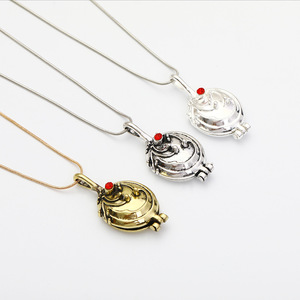 Collar con Medallón de Aleación y Diamantes de Imitación de <span class=keywords><strong>Elena</strong></span> <span class=keywords><strong>Gilbert</strong></span> de The Vampire Diaries, un Regalo de Moda para Mujeres y Niñas - Product Image 5