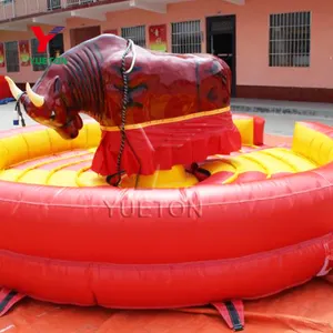 Preço barato atração elétrica inflável Bull equitação máquina touro mecânico para venda