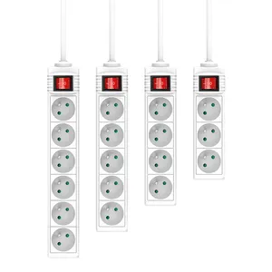 Multiprise Onduleur IEC C14 1,50m -Blanc