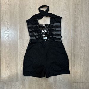 Nuovi tute da donna alla moda tute aderenti senza schienale in <span class=keywords><strong>pizzo</strong></span> elasticizzato tute di un pezzo eleganti tute da donna - Product Image 6